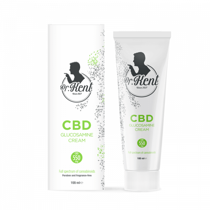 Crema CBD pentru Masaj, Full Spectrum, Dr. Kent, PharmaHemp, 1100mg, 100ml [1]