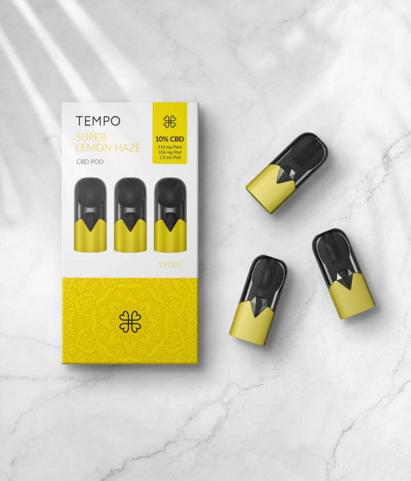 E-Lichid CBD 10%, Tempo, Super Lemon Haze x3 [2]