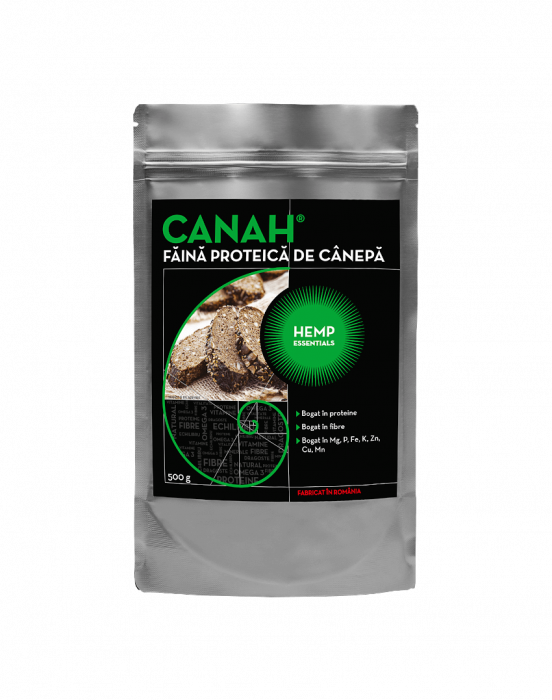 Faina proteica de canepa, CANAH, 500g [1]