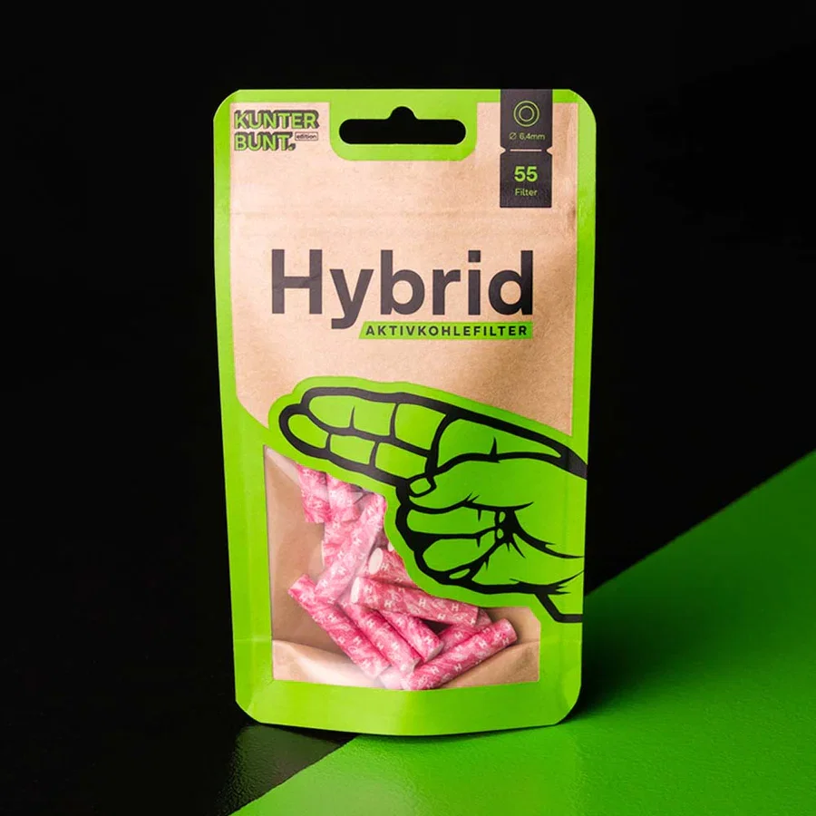 Filtre Hybrid Filters, Carbon Activ cu celuloza, Bag 55, 6.4mm, Magenta [1]