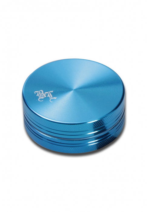 Grinder metalic 'Black Leaf', Al SkyBlue, 2 Parti, Ø40mm [1]