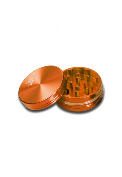 Grinder metalic 'Black Leaf', Al Portocaliu, 2 Parti, Ø40mm [2]