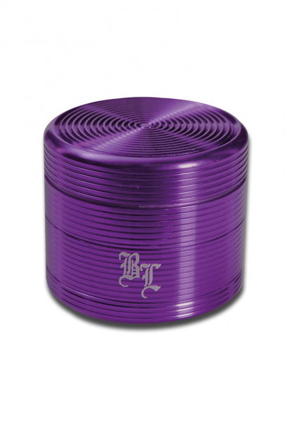 Grinder Black Leaf, Groove, 4 Parti, Purple, Ø40mm [1]