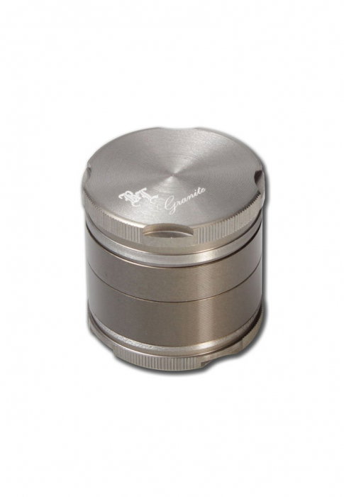 Grinder metalic 'Black Leaf' New Edge, Granit, 4 parti, Ø38mm [1]