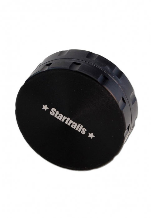 Grinder metalic 'Black Leaf' Startrails, 2 Parti, Argintiu, Ø62mm [3]