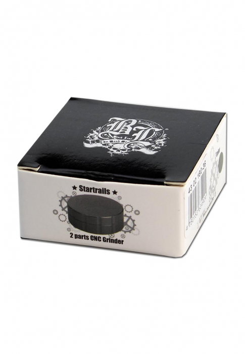 Grinder metalic 'Black Leaf' Startrails, 2 Parti, Portocaliu, Ø62mm [3]