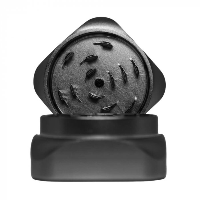 Grinder metalic Krush Kube 2.0, Negru, 2 Parti, Ø55mm [1]