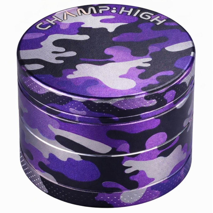 Grinder metalic, Champ-High, Camo, 4 Parti, Ø50mm [3]