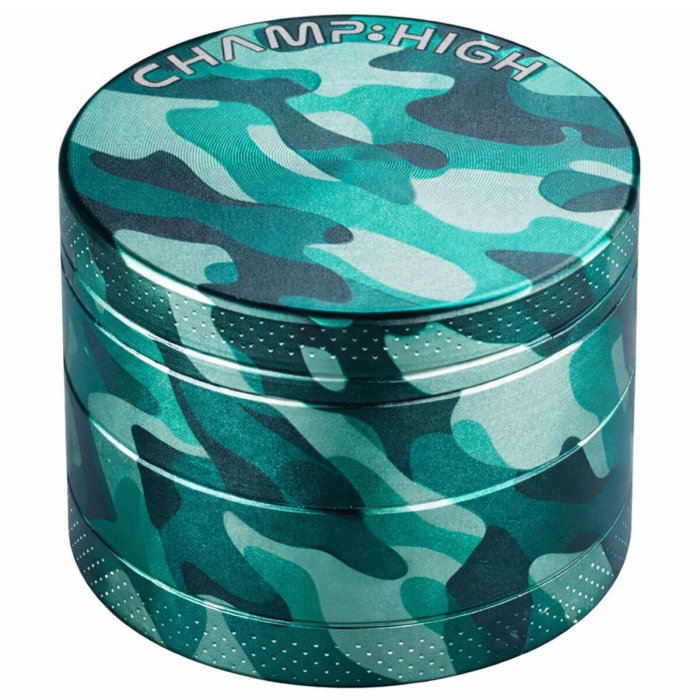 Grinder metalic, Champ-High, Camo, 4 Parti, Ø50mm [4]