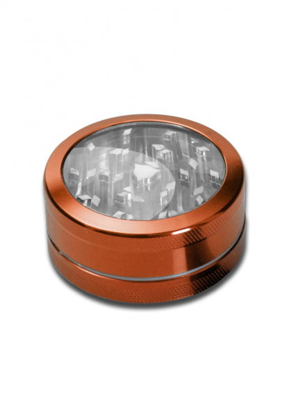 Grinder metalic Neutral Window, Portocaliu, 2 parti, Ø50mm [1]