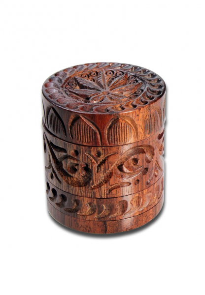 Grinder RoseWood 'Leaf', 4 Parti, Ø44mm [1]