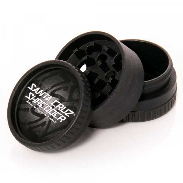 Grinder 'Santa Cruz' din Canepa, Negru, 3 Parti, Ø55mm [2]
