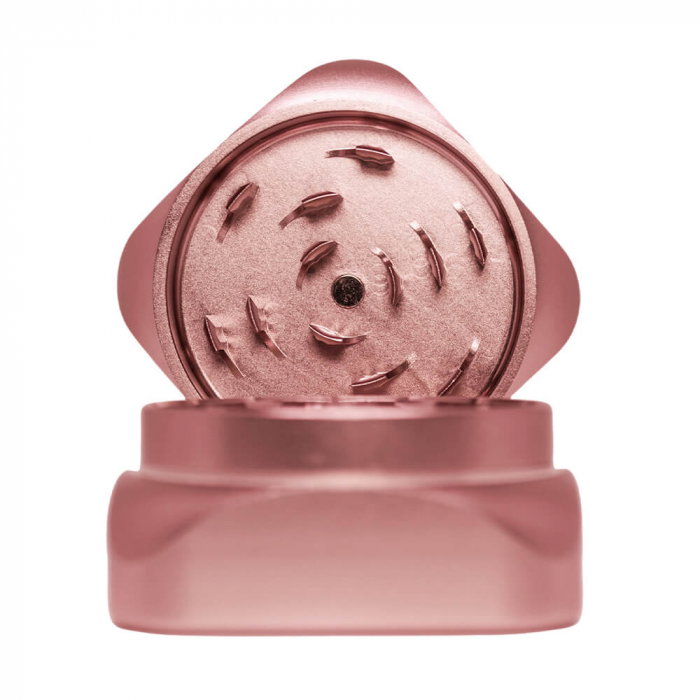 Grinder metalic Krush Kube 2.0, Rose Gold, 2 Parti, Ø55mm [1]
