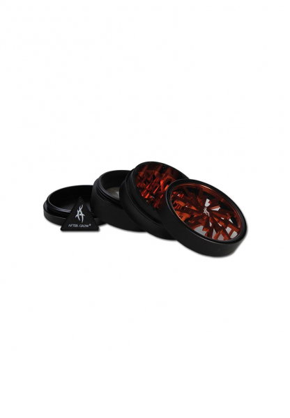 Grinder metalic Thorinder Mini After Grow, 4 parti, Rosu, Ø50mm [2]