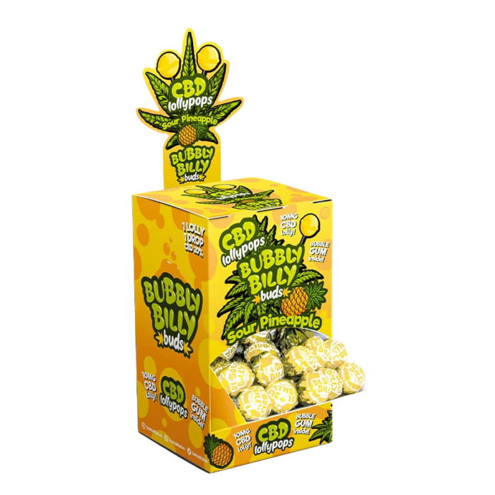 Acadele CBD, Bubbly Billy Buds, Ananas, 10mg [1]