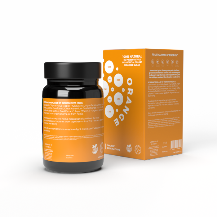Jeleuri CBD, Endoca, ENERGY, Portocale, 1800mg [3]