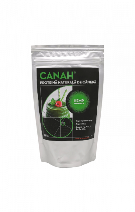 Pudra proteica de canepa, CANAH, 300g [1]