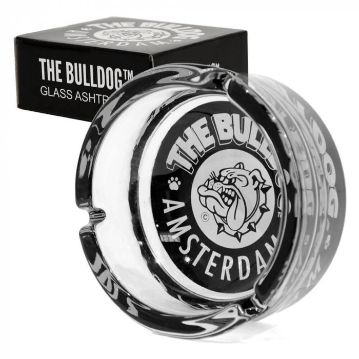 Scrumiera The Bulldog Amsterdam, Sticla, Negra [1]