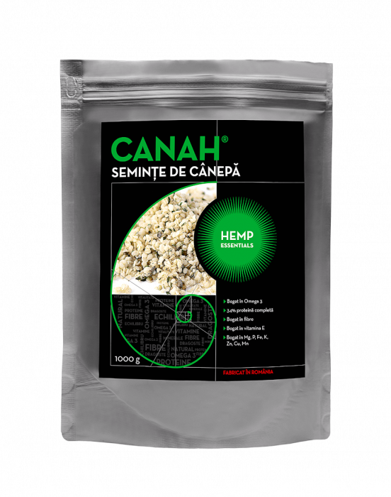 Seminte decorticate de canepa, CANAH, 1000g [1]