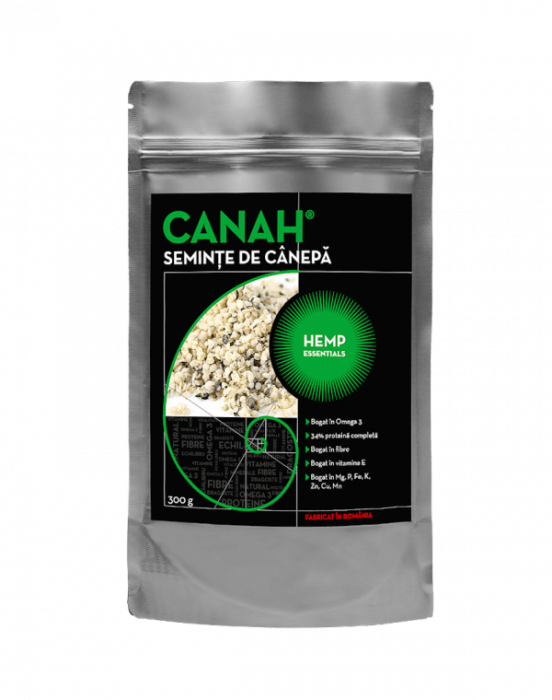 Seminte decorticate de canepa, CANAH, 300g [1]
