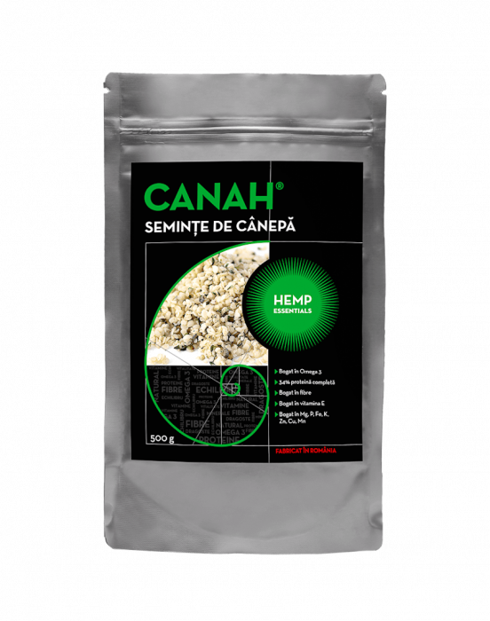 Seminte decorticate de canepa, CANAH, 500g [1]