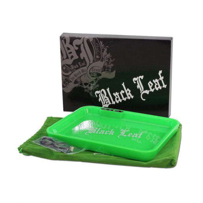 Tava de rulat 'Black Leaf', LED, Verde [1]