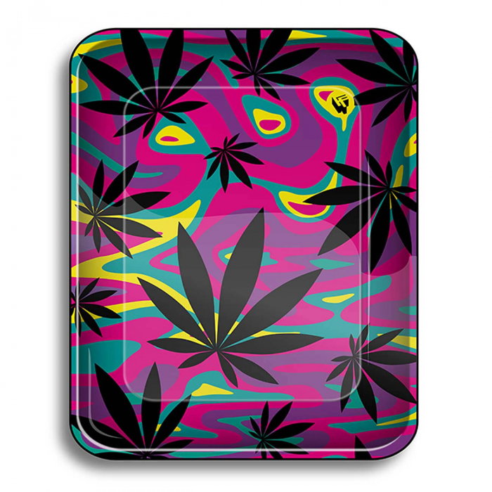 Tava de rulat 'Clipper', Neon Leaves #2 [1]