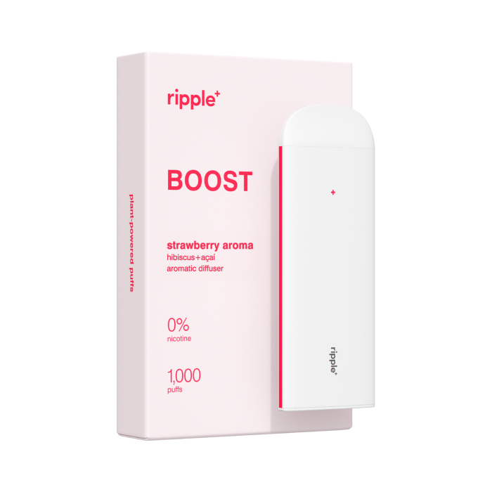 Tigara electronica, Ripple+, BOOST, Capsuni, fara nicotina, 1000 pufuri [1]
