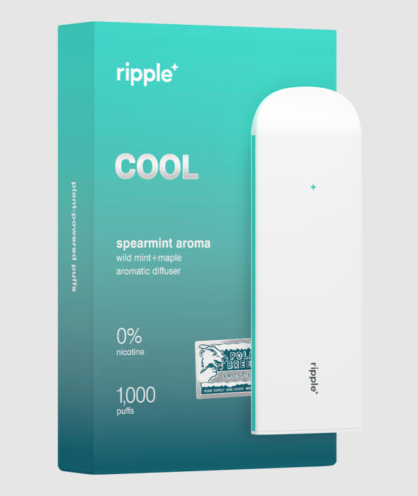 Tigara electronica, Ripple+, COOL, Spearmint, fara nicotina, 1000 pufuri [1]