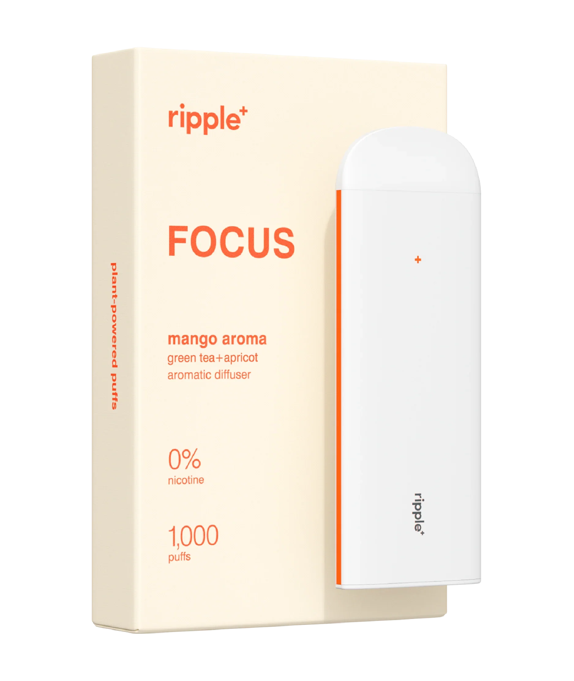 Tigara electronica, Ripple+, FOCUS, Mango, fara nicotina, 1000 pufuri [1]