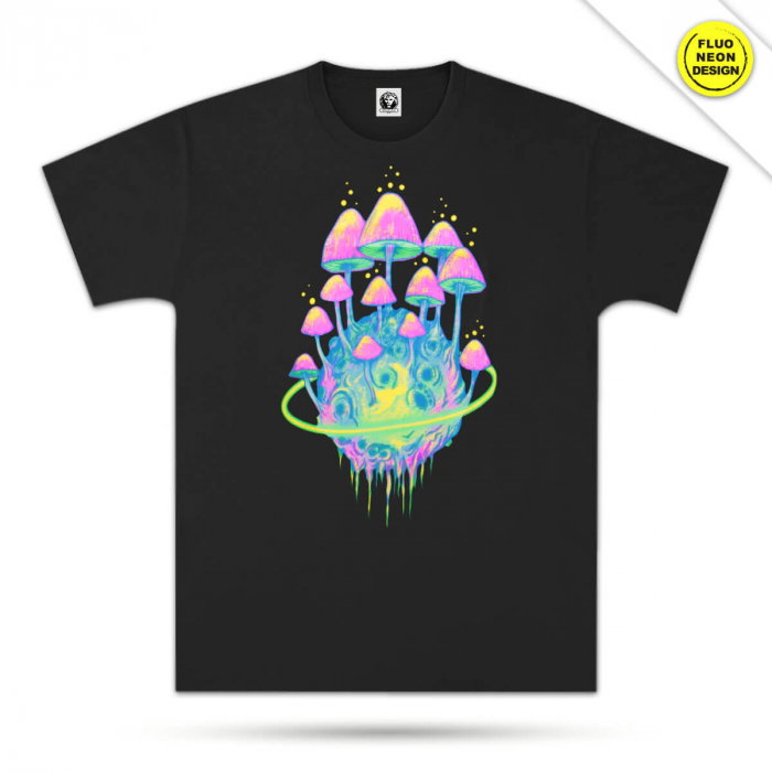 Tricou Fluorescent Planet Mushroom [1]