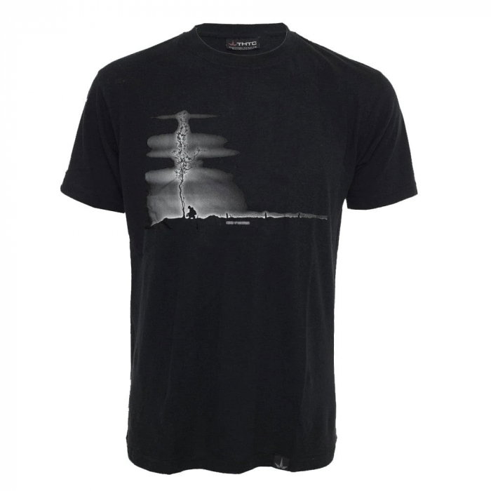 Tricou THTC Herb N Warrior - Canepa/Bumbac - Negru [1]