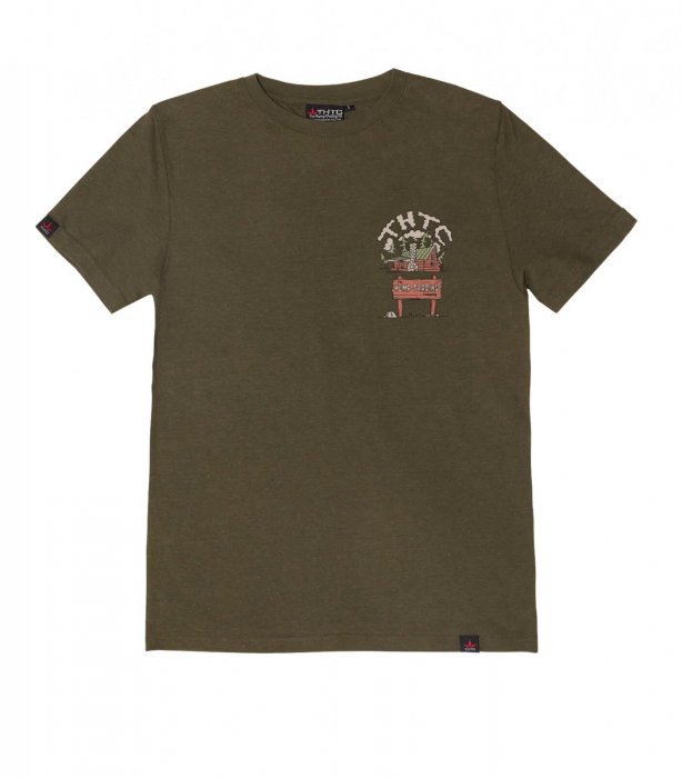 Tricou THTC Mountain Life - Canepa/Bumbac - Negru [1]