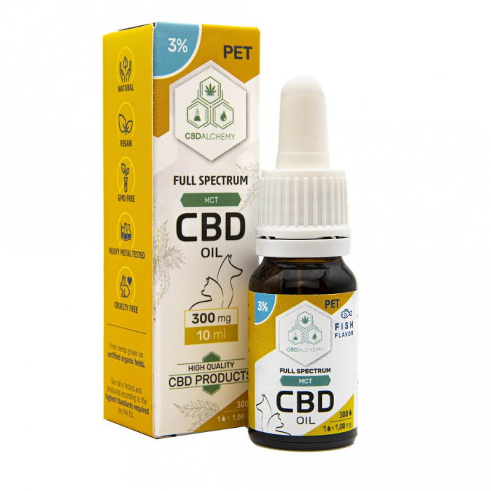 Ulei CBD 3% pentru Animale, Aroma Peste, Premium [1]