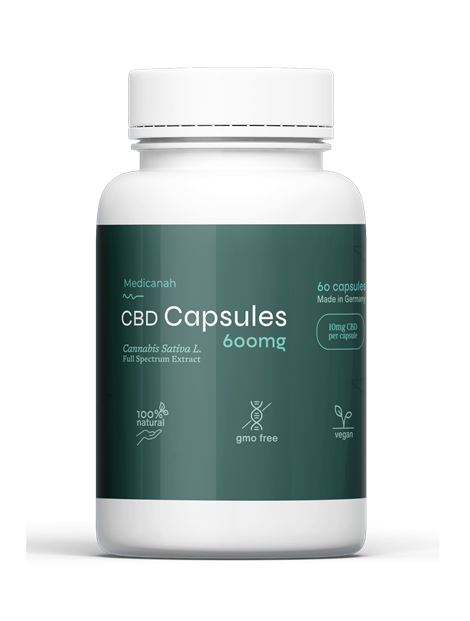 Pachet PROMO 4+1, Canabis Oil Capsule CBD, Full Spectrum, 60 capsule, 10mg (600mg) [1]