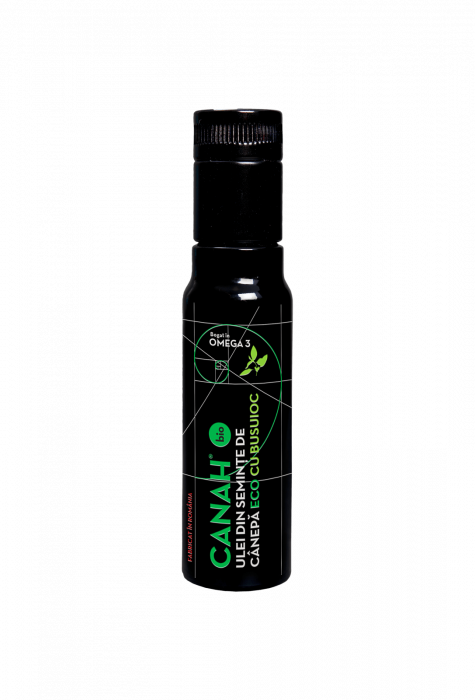 Ulei de canepa ECO, CANAH, cu busuioc, 100ml [1]