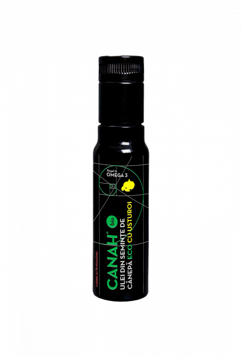 Ulei de canepa ECO, CANAH, cu usturoi, 100ml [1]