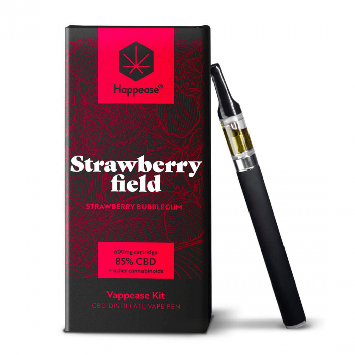 Vaporizator CBD 85%, HAPPEASE, Strawberry Bubblegum [1]