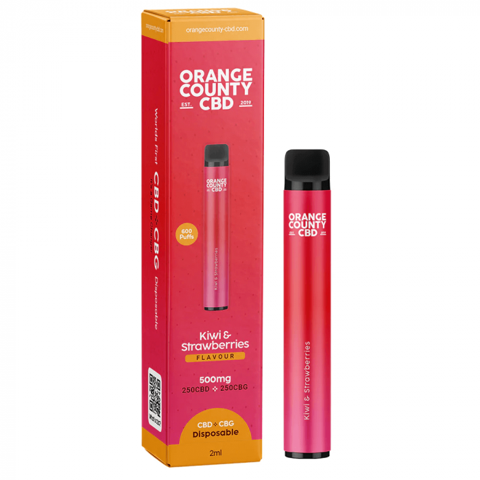 Vaporizator CBD + CBG, Orange County CBD, Kiwi Strawberries, 500mg [1]