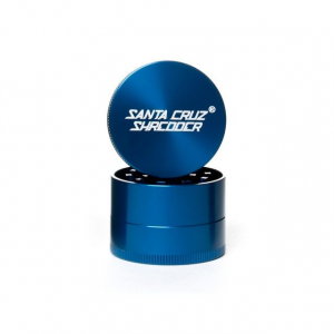 Grindere Tutun & Plante - Grinder metalic 'Santa Cruz' Medium, Albastru, 3 Parti, Ø53mm