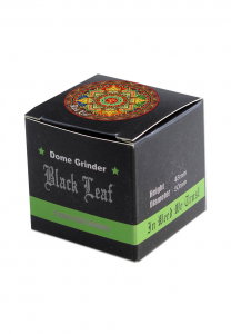 Grinder metalic Black Leaf, Mandala, 4 parti, Amber, Ø50mm [2]