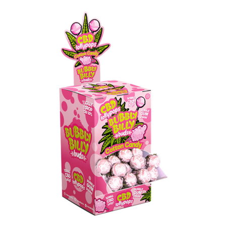 Dulciuri CBD - Acadele CBD, Bubbly Billy Buds, Vata de Zahar, 10mg