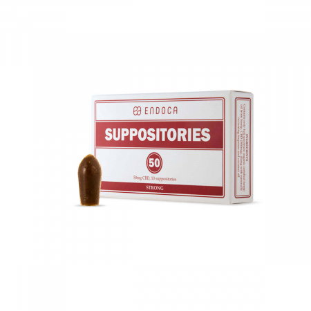 Supozitoare CBD, 500mg, Endoca, 10 buc [1]