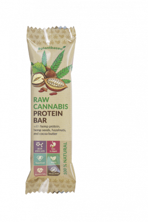 Alimente & Dulciuri - Baton proteic cu canepa, Euphoria, Cocoa, 50g