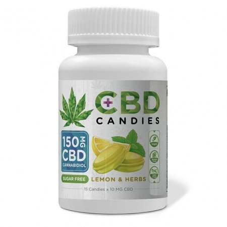Ulei CBD - Bomboane CBD, Euphoria, 150mg, Lamaie si Ierburi