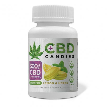 Ulei CBD - Bomboane CBD, Euphoria, 300mg, Lamaie si Ierburi