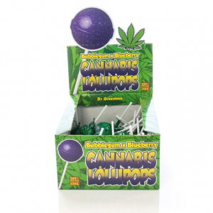 Alimente & Dulciuri - Bomboane cu aroma de cannabis,  Bubblegum x Blueberry