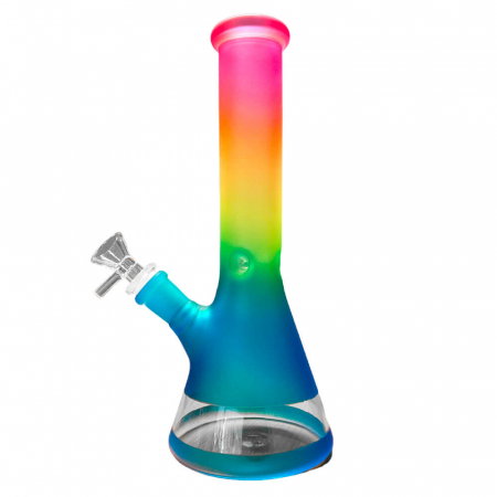 Bong sticla, Black Sheep, Rainbow Gradient Albastru, 25cm [1]