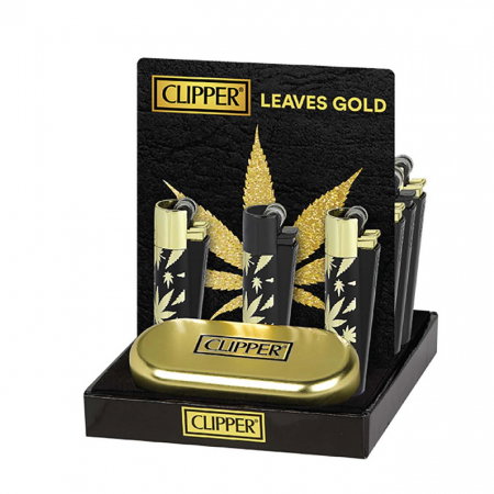 Brichete - Bricheta Clipper, metal, Gold Leaves