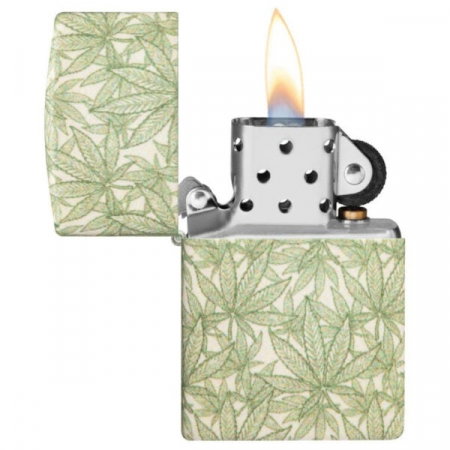 Bricheta originala Zippo, Cannabis Design Matte Color [1]